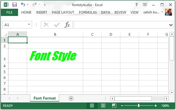 FontStyle