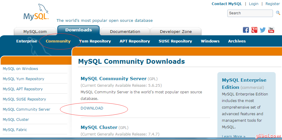 MySQL安裝